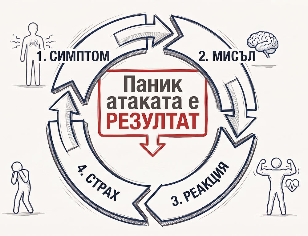 Самоподхранващият се цикъл на паник атаката